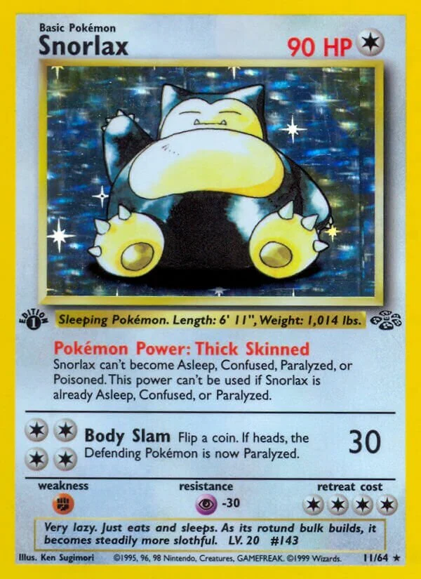 Snorlax 「JU 11/64」「EN」