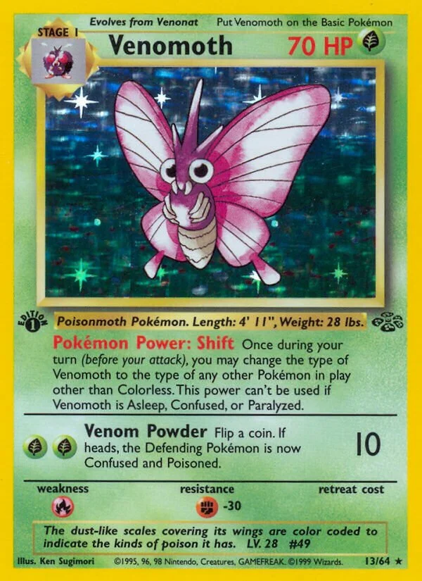 Venomoth 「JU 13/64」「EN」