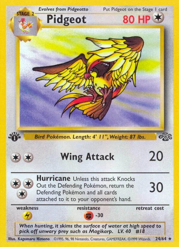 Pidgeot 「JU 24/64」「EN」