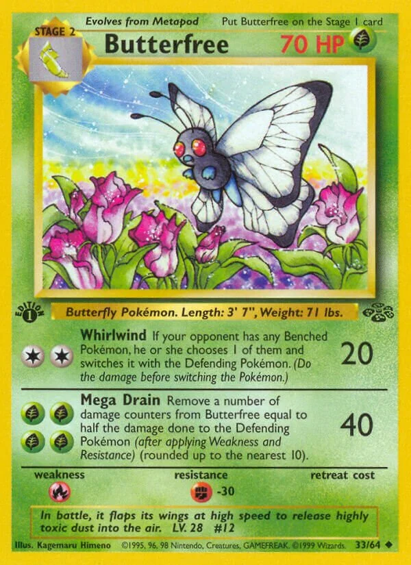 Butterfree 「JU 33/64」「EN」