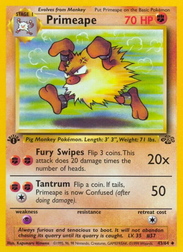 Primeape 「JU 43/64」「EN」