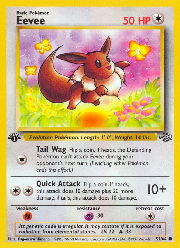 Eevee 「JU 51/64」「EN」