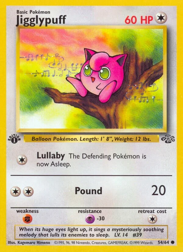 Jigglypuff 「JU 54/64」「EN」