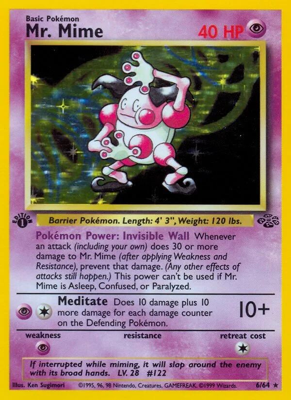 Mr. Mime 「JU 6/64」「EN」
