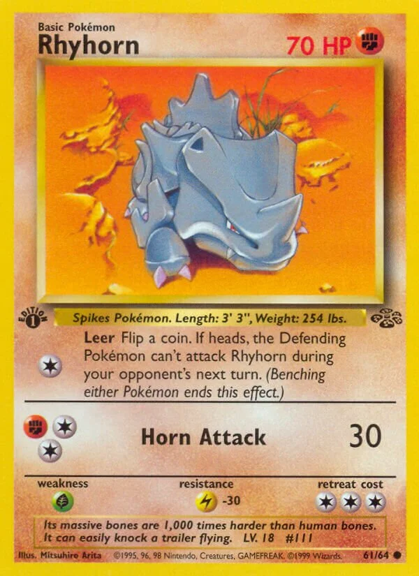 Rhyhorn 「JU 61/64」「EN」