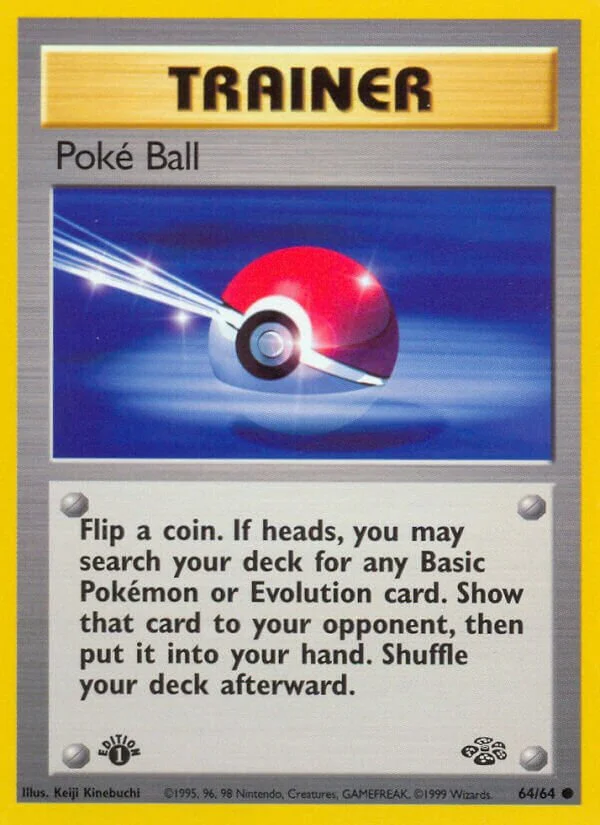 Poké Ball 「JU 64/64」「EN」