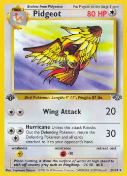 Pidgeot 「JU 24/64」「EN」