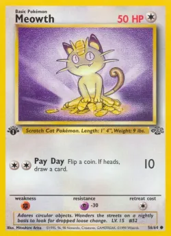 Meowth 「JU 56/64」「EN」
