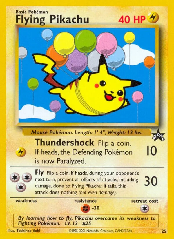 Flying Pikachu 「WP 25」「EN」