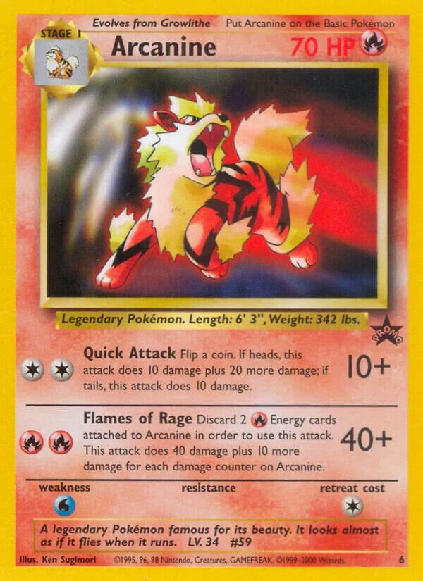 Arcanine 「WP 6」「EN」