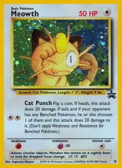 Meowth 「WP 10」「EN」