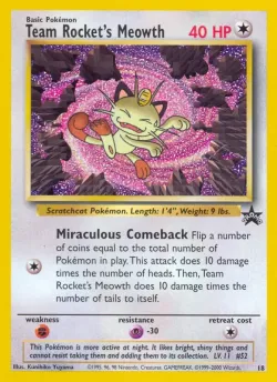 Team Rocket's Meowth 「WP 18」「EN」