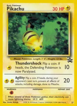 Pikachu 「WP 27」「EN」