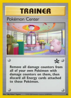 Pokémon Center 「WP 40」「EN」