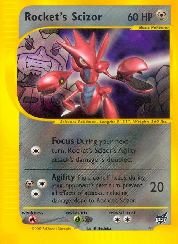 Rocket's Scizor 「BG 4」「EN」