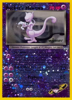 Rocket's Mewtwo 「BG 8」「EN」