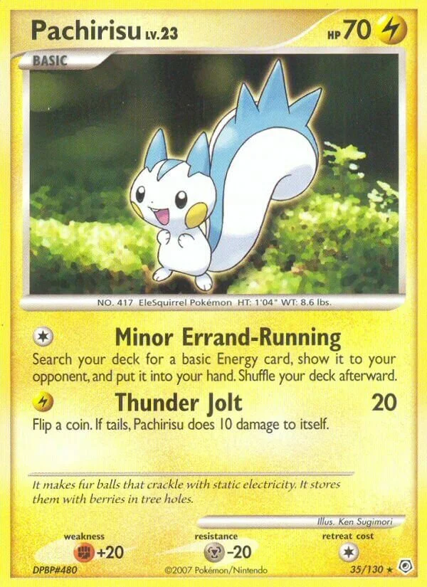 Pachirisu 「BURGER_KING_COLLECTION_2008 35/130」「EN」