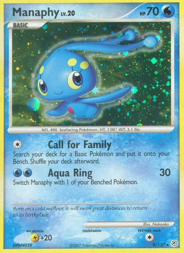 Manaphy 「BURGER_KING_COLLECTION_2008 9/130」「EN」