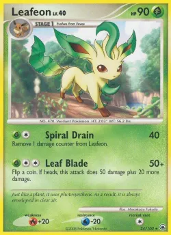 Leafeon 「BURGER_KING_COLLECTION_2009 24/100」「EN」
