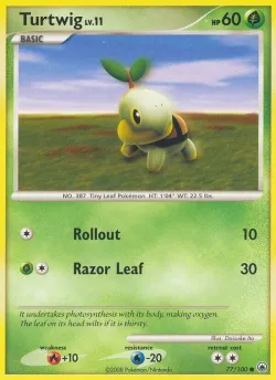Turtwig 「BURGER_KING_COLLECTION_2009 77/100」「EN」