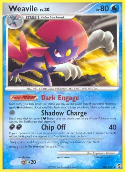 Weavile 「COUNTDOWN_CALENDAR 40/132」「EN」