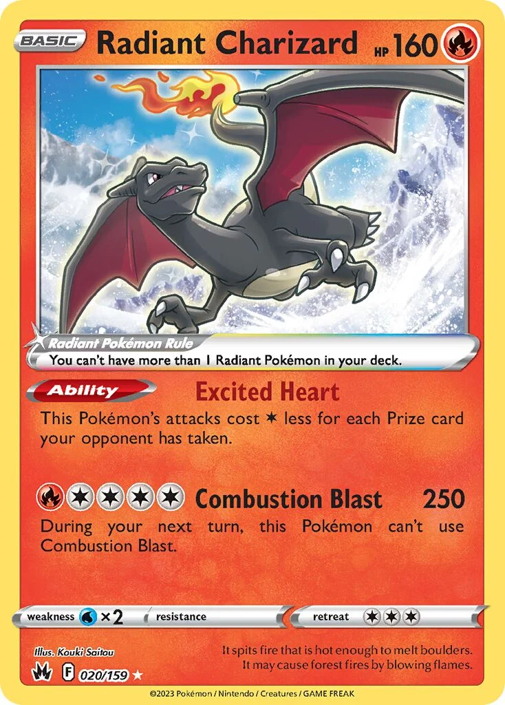 Radiant Charizard 「GYM_SERIES_ONE 020/159」「EN」