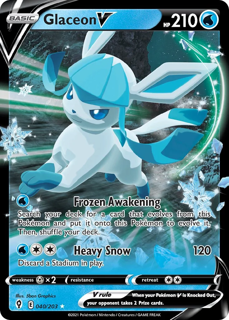 Glaceon V 「HOLIDAY_CALENDAR_2023 040/203」「EN」