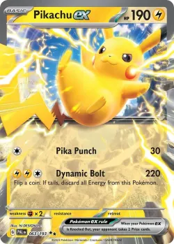 Pikachu ex 「HOLIDAY_CALENDAR_2024 063/193」「EN」