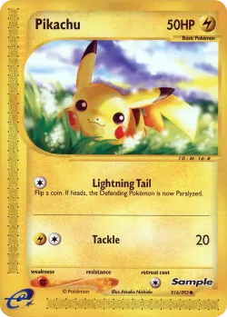 Pikachu 「NEW_YORK_POKEMON_CENTER_PRESS_EVENT 016/093」「EN」
