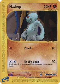 Machop 「NEW_YORK_POKEMON_CENTER_PRESS_EVENT 021/093」「EN」