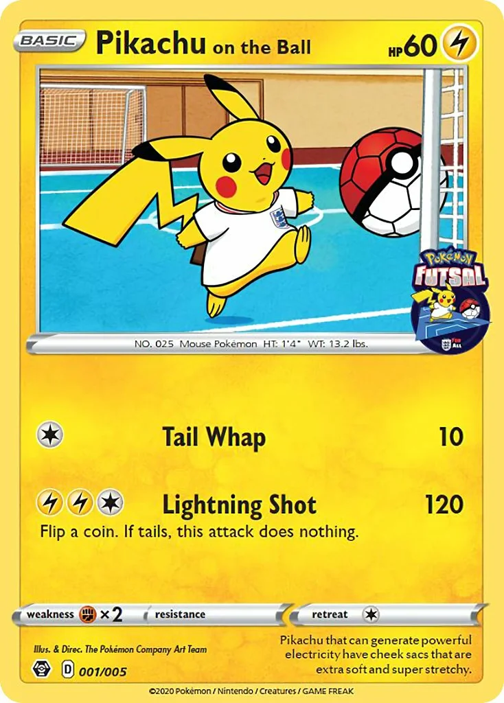 Pikachu on the Ball 「FUT20 001/005」「EN」