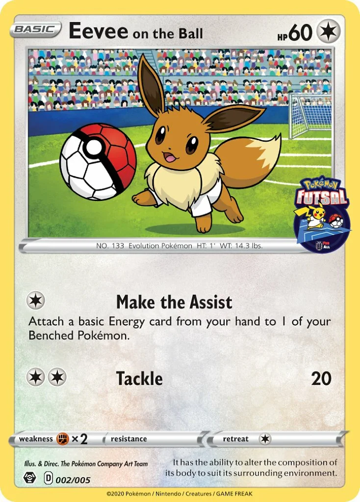 Eevee on the Ball 「FUT20 002/005」「EN」