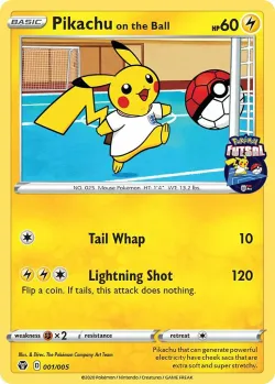 Pikachu on the Ball 「FUT20 001/005」「EN」