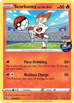 Scorbunny on the Ball 「FUT20 004/005」「EN」