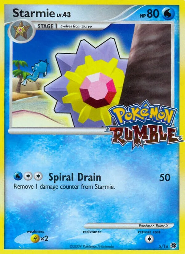Starmie 「RM 5/16」「EN」