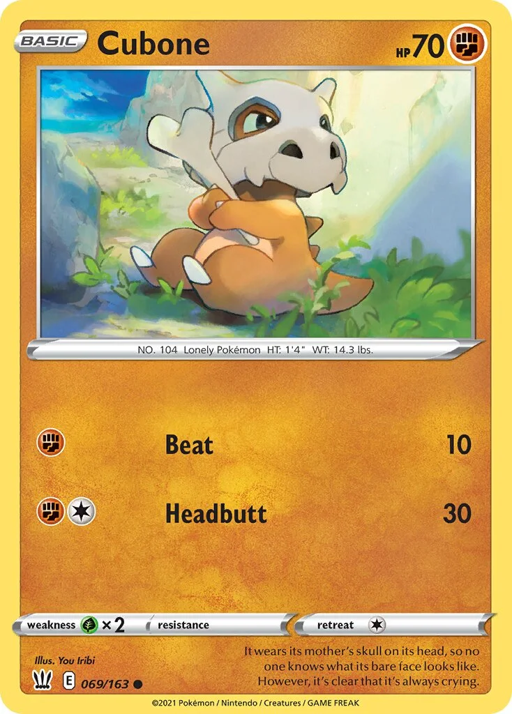 Cubone 「TRICK_OR_TRADE_2022 069/163」「EN」
