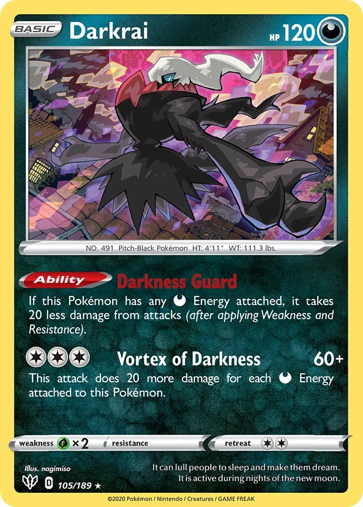 Darkrai 「TRICK_OR_TRADE_2022 105/189」「EN」