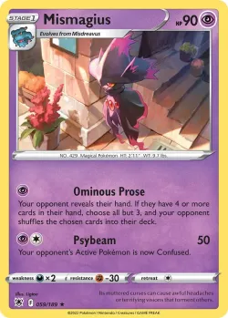 Mismagius 「TRICK_OR_TRADE_2022 059/189」「EN」