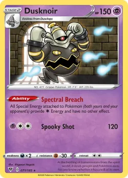 Dusknoir 「TRICK_OR_TRADE_2023 071/185」「EN」