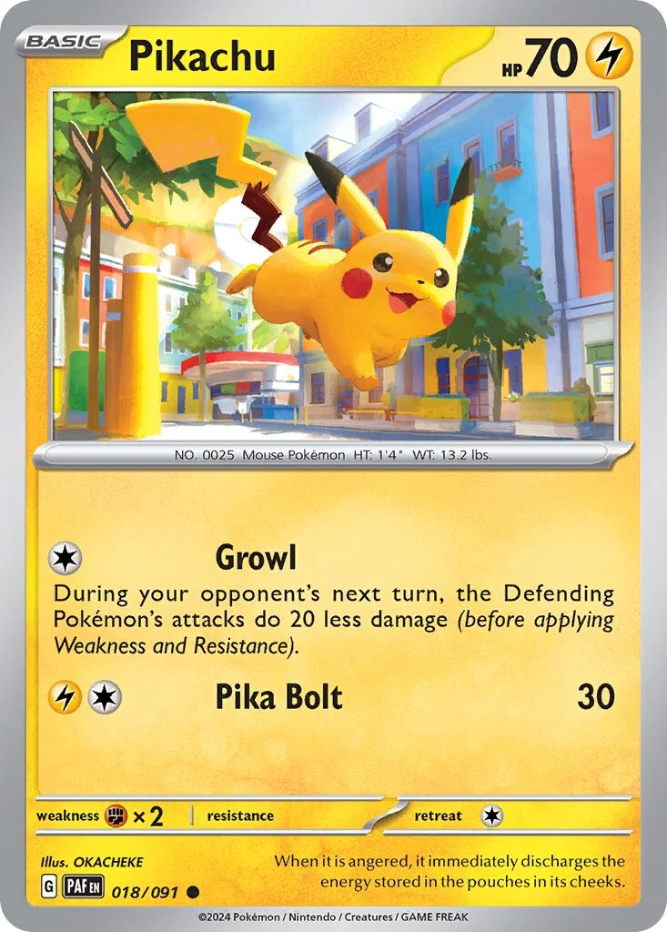 Pikachu 「TRICK_OR_TRADE_2024 018/091」「EN」