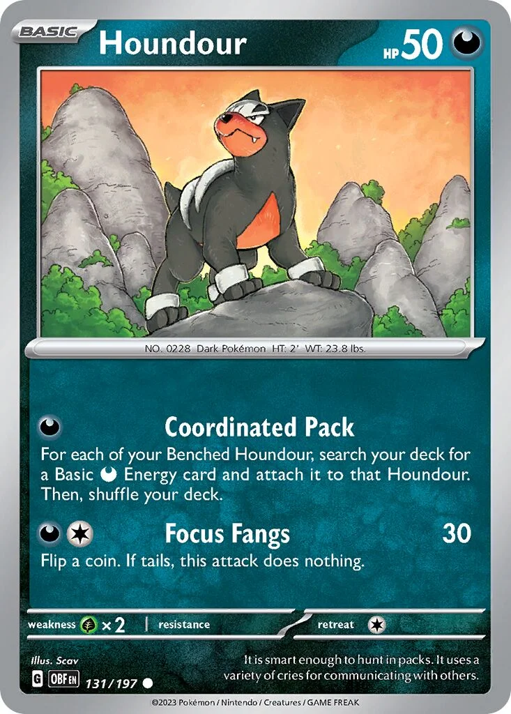 Houndour 「TRICK_OR_TRADE_2024 131/197」「EN」