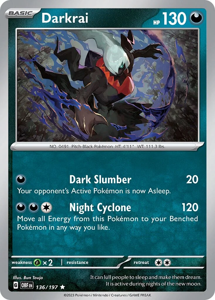 Darkrai 「TRICK_OR_TRADE_2024 136/197」「EN」