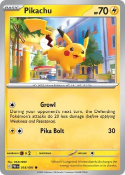 Pikachu 「TRICK_OR_TRADE_2024 018/091」「EN」