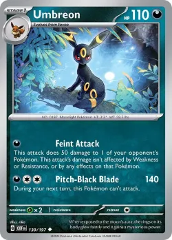Umbreon 「TRICK_OR_TRADE_2024 130/197」「EN」