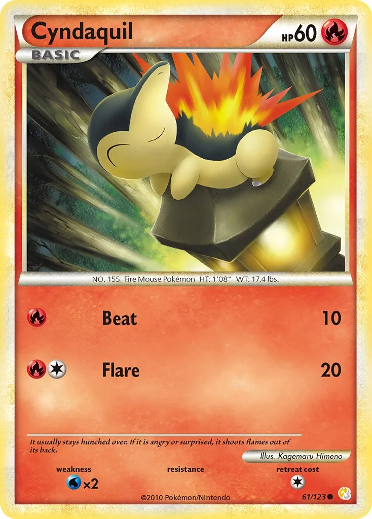 Cyndaquil 「UBERRASCHUNGSKALENDER 61/123」「EN」