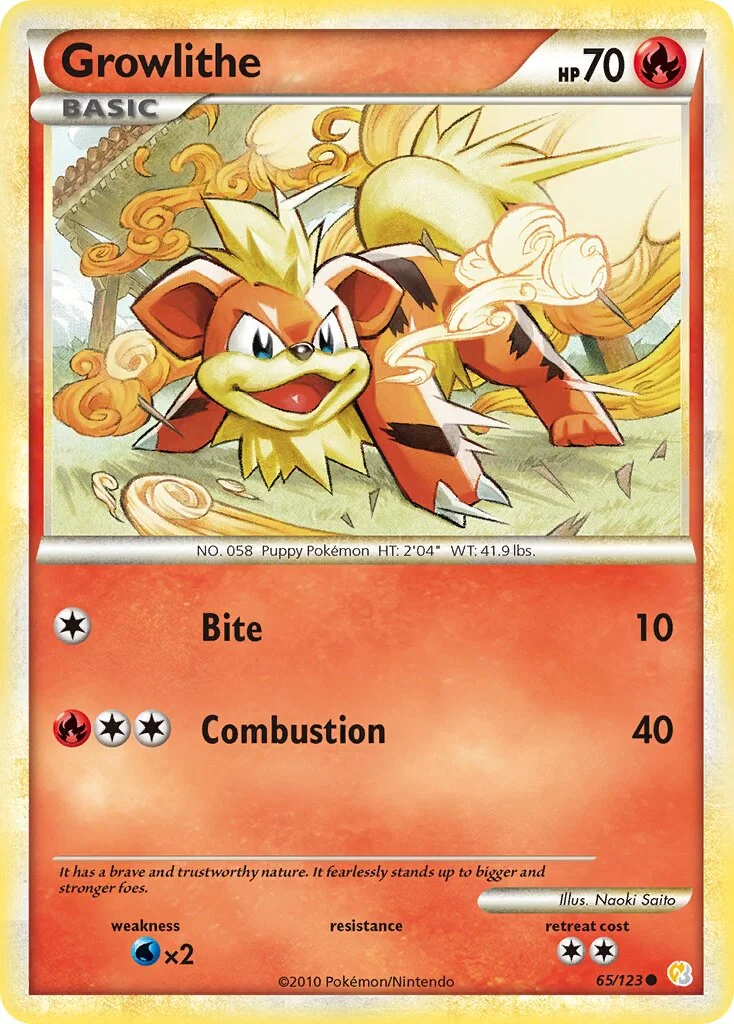 Growlithe 「UBERRASCHUNGSKALENDER 65/123」「EN」