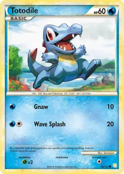 Totodile 「UBERRASCHUNGSKALENDER 86/123」「EN」