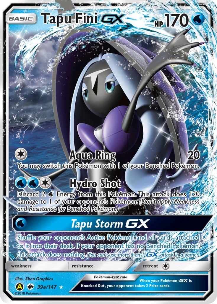 Tapu Fini-GX 「YELLOW_A_ALTERNATE 39a/147」「EN」