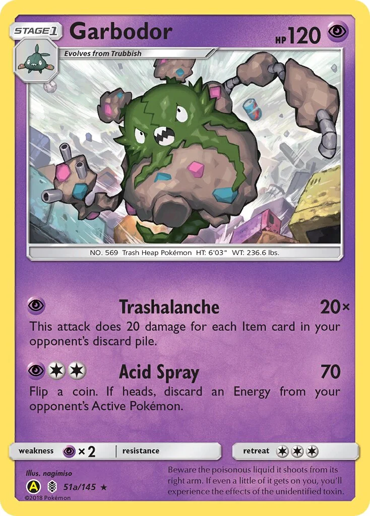 Garbodor 「YELLOW_A_ALTERNATE 51a/145」「EN」