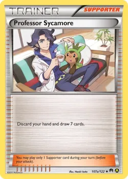 Professor Sycamore #107a/122 · Pokémon